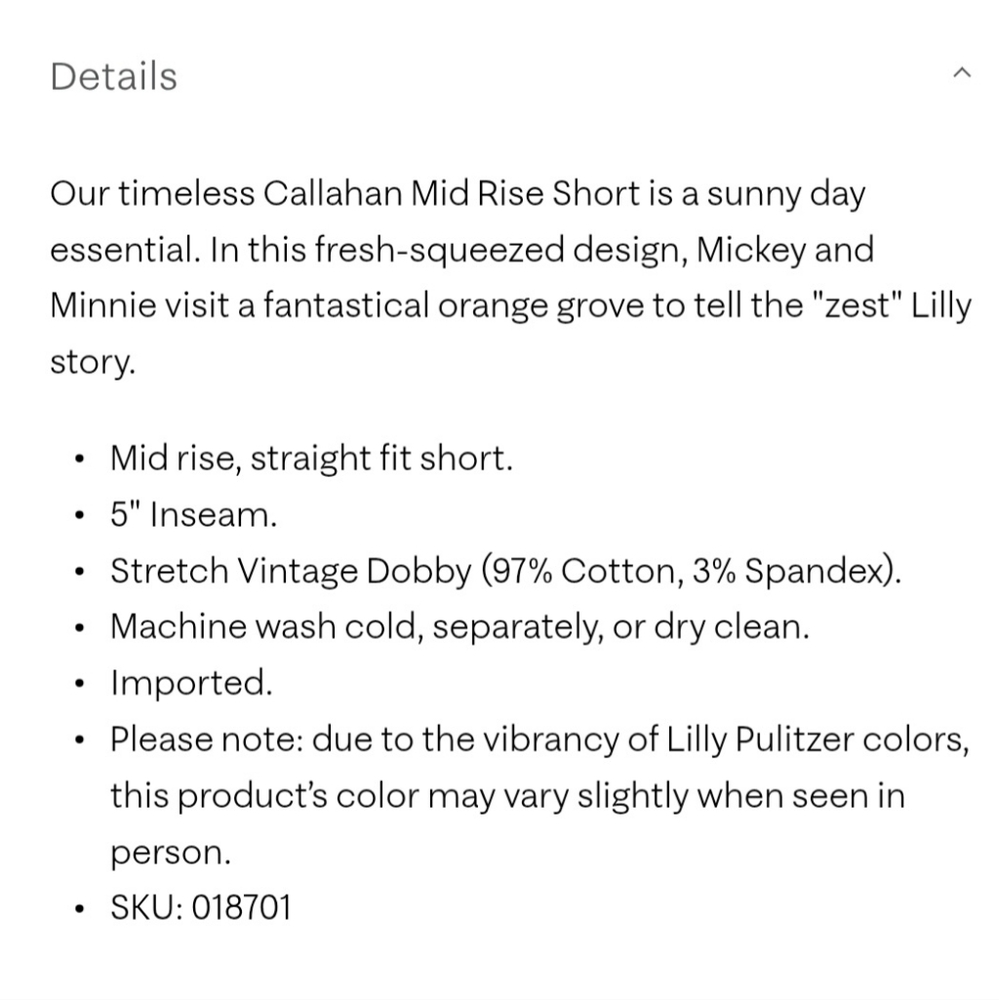 Lilly Pulitzer Callahan Mid-Rise Shorts - Picture 5 of 5